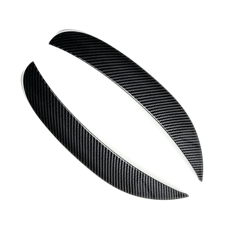 

Car Front Wind Knife Decoration Sticker Strip for Mercedes-Benz C Class C180L/C260L/C300L (Carbon Fiber Black)