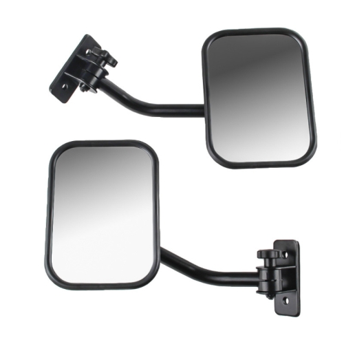 

SF-JP-003 Pair Car Side Door Rearview Mirror Adjustable Shape Angle Lens Blind Spot Exterior Mirror for Jeep Wrangler