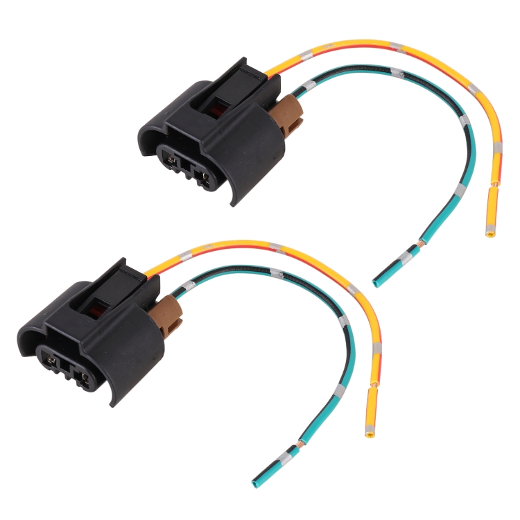 

1 Pair 9005 Bulb Holder Base Female Socket with Cable for Toyota