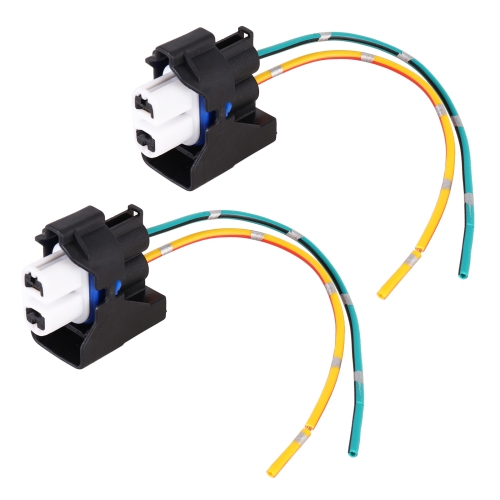 

1 Pair Car H11 Bulb Holder Base Female Socket with Cable for Ford