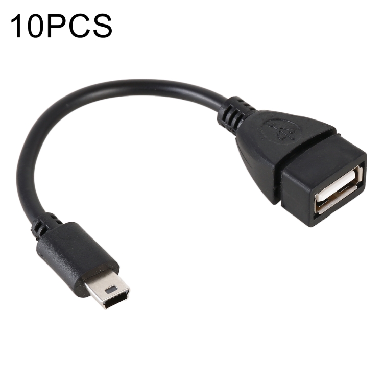 

10 PCS Car OTG Head to USB Cable, Cable Length: 10cm