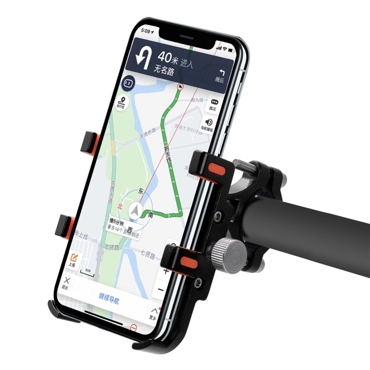 

MPB-91 Motorcycle Six Claws Aluminium Alloy Mobile Phone Holder Bracket(Black)