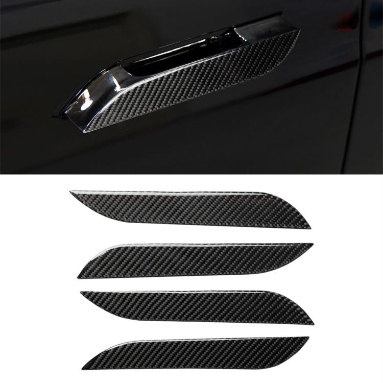 Carbon Fiber Black Tesla Model S Decal
