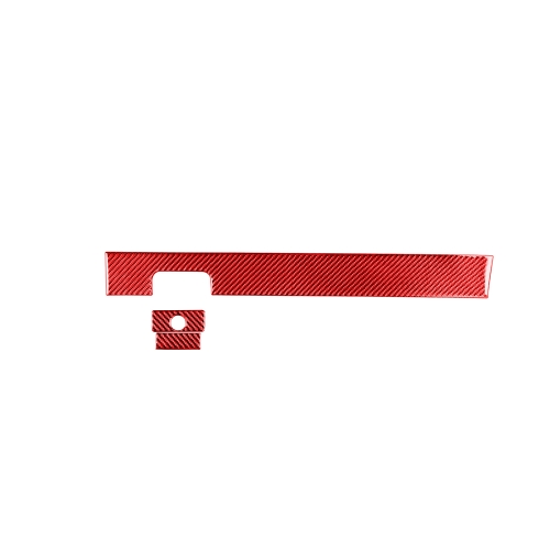 

3 PCS / Set Carbon Fiber Car Co-pilot Glove Box Decorative Sticker for Toyota Tundra 2014-2018,Left Drive (Red)