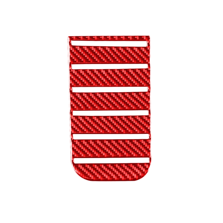 

Carbon Fiber Car Armrest Box Slot Pad Decorative Sticker for Toyota Tundra 2014-2018,Left and Right Drive Universal (Red)
