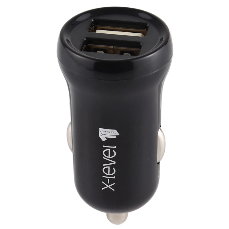 

X-level CCMN-01 5V 2.4A Portable Dual USB Smart Car Charger (Black)
