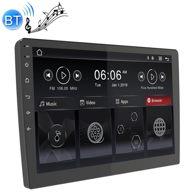 

V10 10.1 Inch Car Android Smart Voice Bluetooth Headrest Monitor, Support Bluetooth Call / USB / TF Card / AV