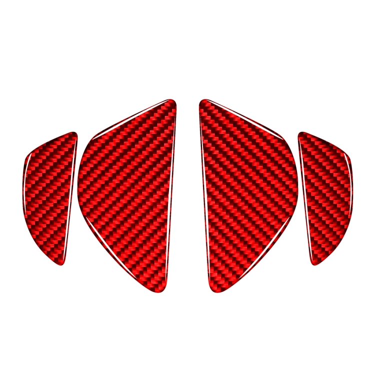 

Car Inner Door Bowl Decorative Sticker for Volvo V60 2010-2017, Left and Right Drive (Red)