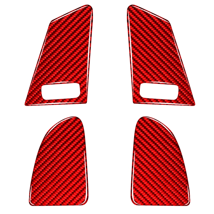 

Car Window Lift Button B Decorative Sticker for Volvo V60 2010-2017, Left and Right Drive(Red)