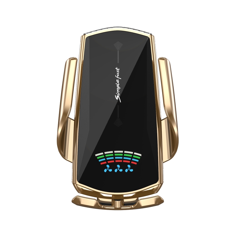 

N1 Car Automatic Inductive Magnetic Suction Wireless Charger (Champagne Gold)