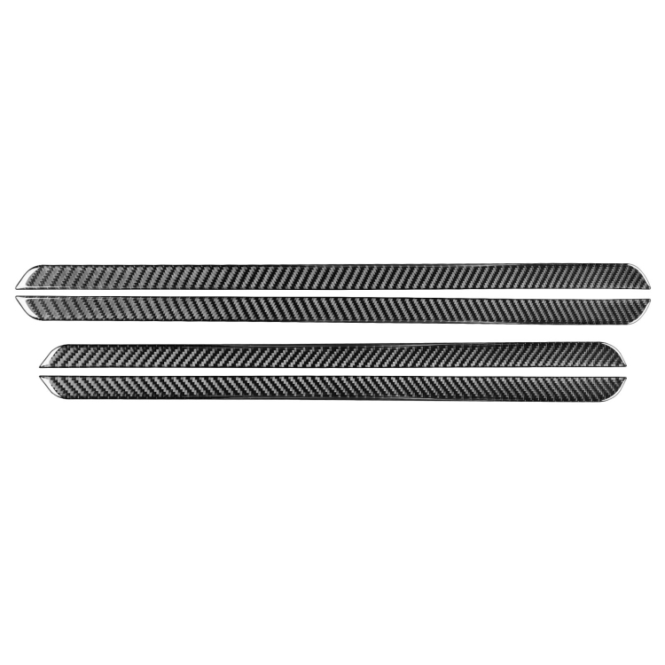 

Car Carbon Fiber Threshold Decorative Sticker for Ford Explorer 2016-2019, Left Drive