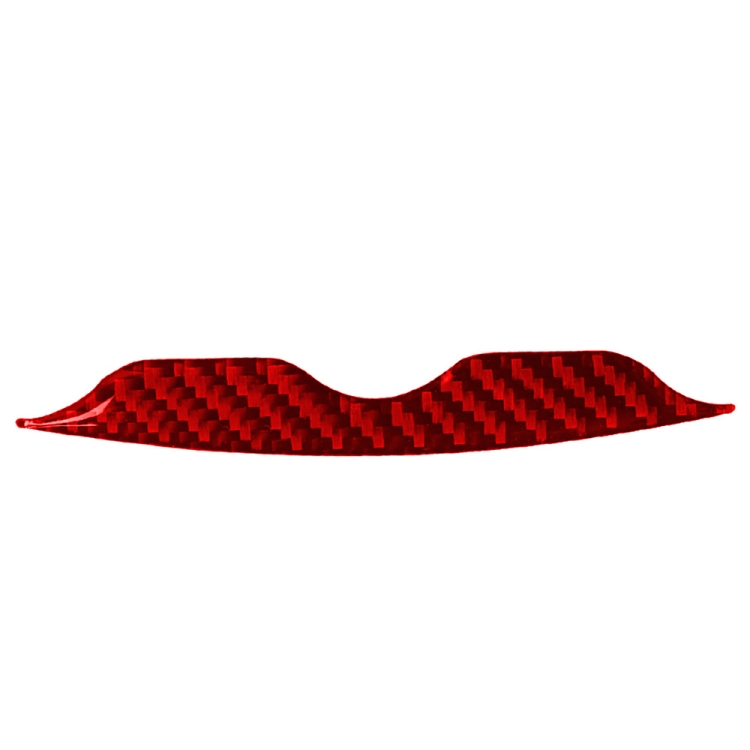 

2 in 1 Car Carbon Fiber Air Conditioning Adjustment Panel Decorative Strip for Nissan 370Z / Z34 2009-, Left and Right Drive Universal (Red)