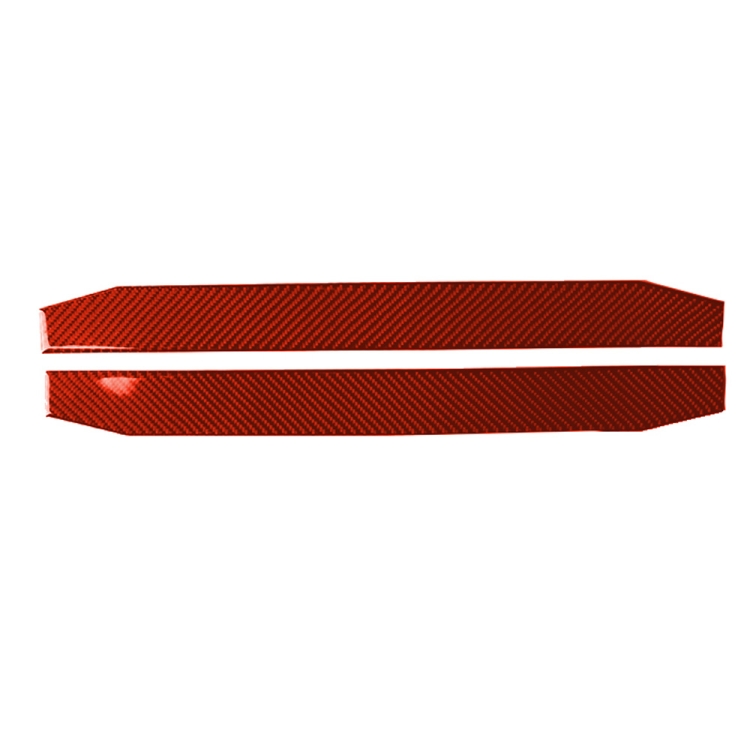

Car Carbon Fiber Welcome Pedal Panel Decorative Sticker for Chevrolet Camaro 2017-2019, Left and Right Drive Universal (Red)