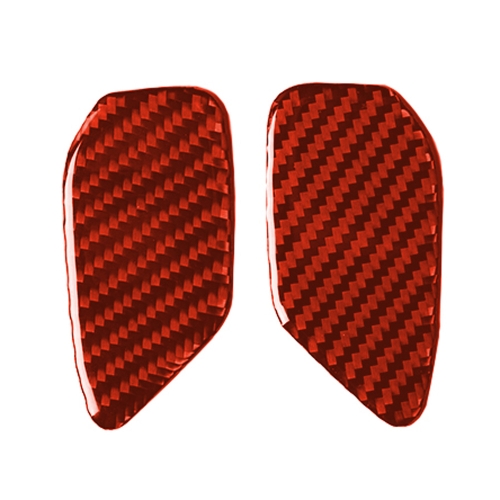 

Car Carbon Fiber Inside Door Bowl Decorative Sticker for Chevrolet Camaro 2017-2019, Left and Right Drive Universal (Red)