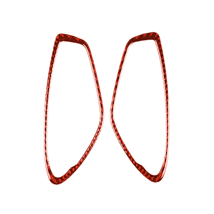 

Car Carbon Fiber Inside Door Handle Decorative Sticker for Chevrolet Camaro 2017-2019, Left and Right Drive Universal (Red)