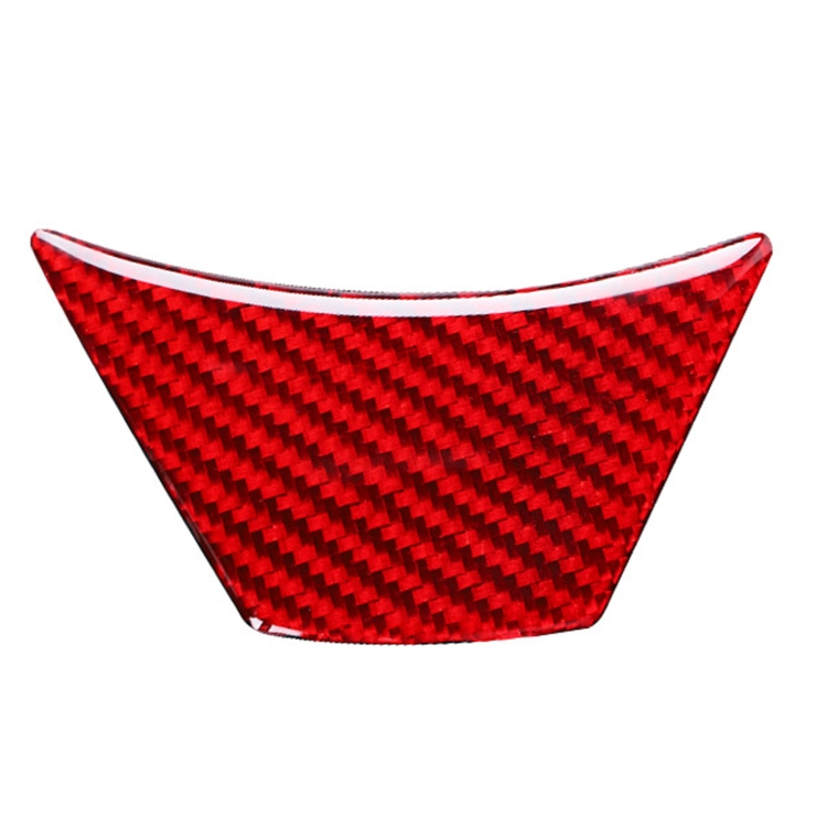 

Car Carbon Fiber Steering Wheel Decorative Sticker for Toyota Corolla / Levin 2014-2018, Left and Right Drive Universal (Red)