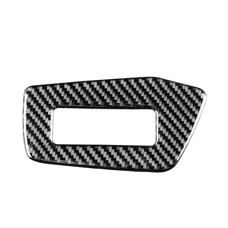 

Car Carbon Fiber Headlight Switch Decorative Sticker for Audi A6L / A7 2019-, Left Drive
