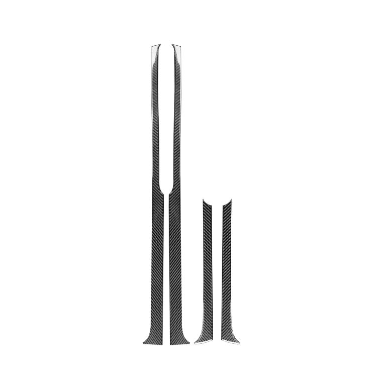 

4 PCS / Set Carbon Fiber Car Door Panel Decorative Sticker for Toyota Tundra 2014-2018, Left Right Driving