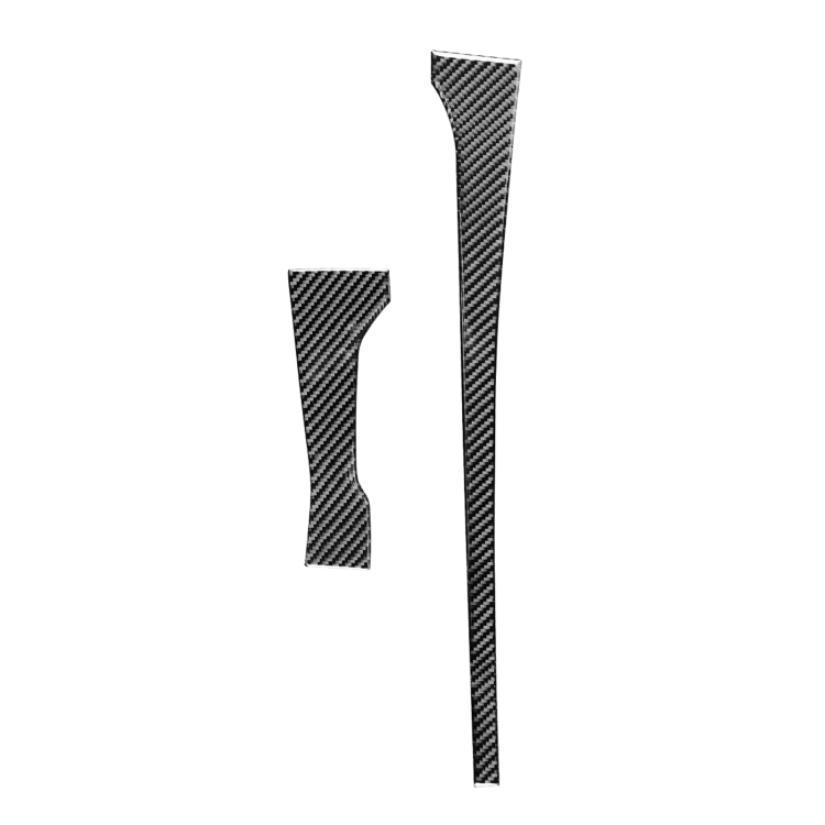 

2 PCS / Set Carbon Fiber Car Central Control Gear Decorative Sticker for Toyota Tundra 2014-2018, Left Right Driving
