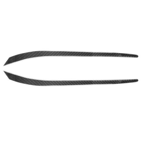 

2 PCS / Set Carbon Fiber Car Lamp Eyebrow Decorative Sticker for Mitsubishi Lancer EVO 2008-2014, Drop Glue Version