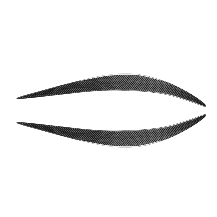 

2 PCS / Set Carbon Fiber Car Lamp Eyebrow Decorative Sticker for Infiniti Q50 2014-2019, Drop Glue Version