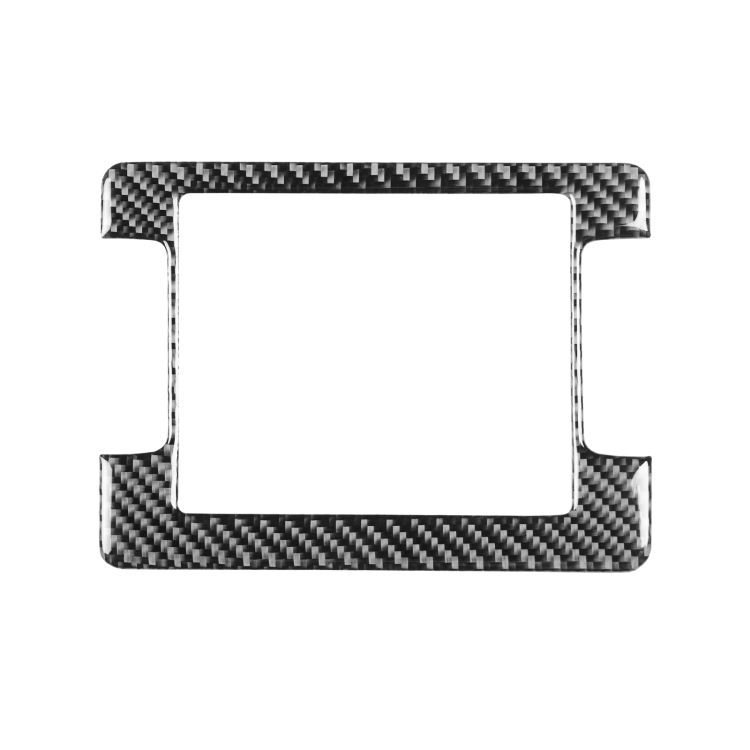 

Carbon Fiber Car Navigation Frame Decorative Sticker for Dodge Challenger 2015 to Now, Left Driving