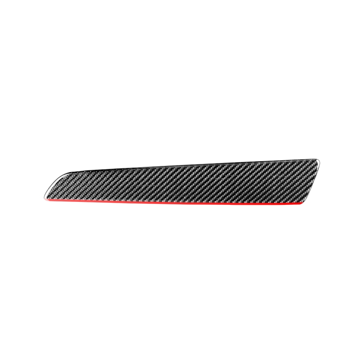 

Carbon Fiber Car Co-pilot Trim Red Edge Decorative Sticker for Audi Q3 2013-2018,Right Drive