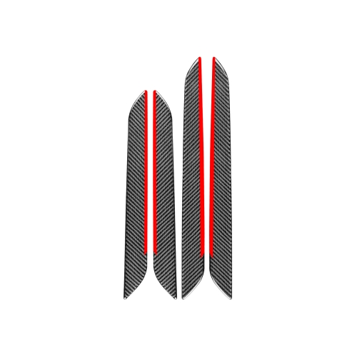 

4 PCS / Set Carbon Fiber Car Interior Door Trim Red Edge Decorative Sticker for Audi Q3 2013-2018,Left and Right Drive Universal