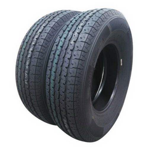 

[US Warehouse] 2 PCS ST205-75R-15-8PR WR078 Trailer Replacement Tires 75R15 R15 75R 205 75 15