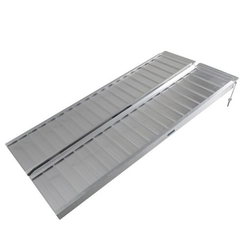 

[US Warehouse] 5FT Portable Two-section Folding Aluminum Wheelchair Ramp