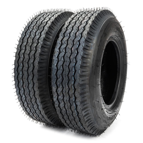 

[US Warehouse] 2 PCS 4.80-8 4PR P819 Lawn Mower Trailer Replacement Tires