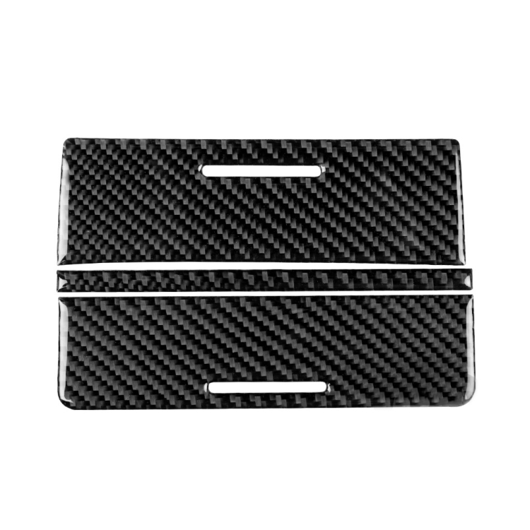 

3 PCS Car Carbon Fiber Storage Box Decorative Sticker for Mitsubishi Lancer EVO (Only GT / GTS) 2010-2015, Left and Right Drive Universal