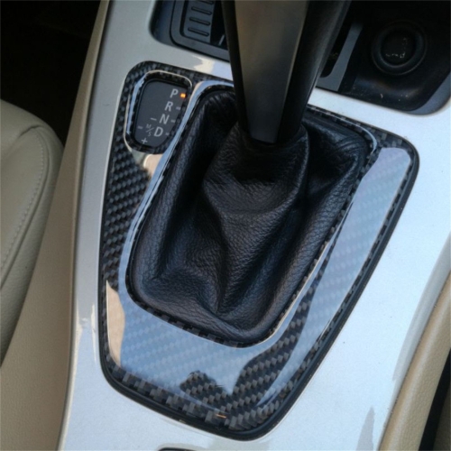 

Carbon Fiber Car Left Driving Gear Panel Decorative Sticker for BMW E90 / E92 2005-2012