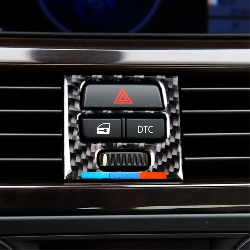 

5 PCS RRX CARBON High Matching Three Color Carbon Fiber Car Air Outlet Decorative Sticker for BMW E90 / E92 / E93 2005-2012