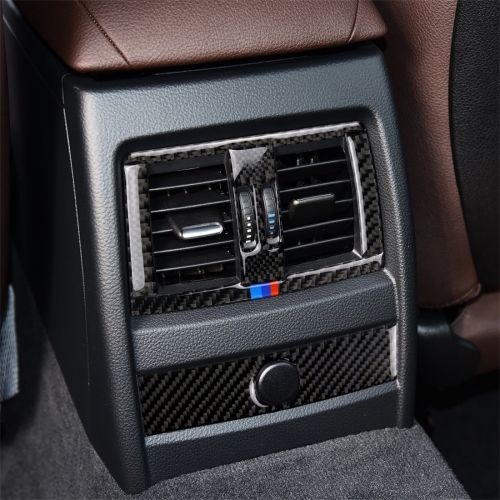 

6 PCS Three Color Carbon Fiber Car Rear Outlet Decorative Sticker for BMW F30 2013-2015 / F34 2013-2016