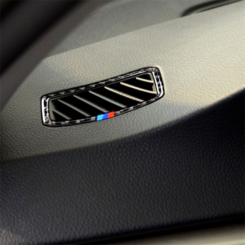 

Three Color Carbon Fiber Car Left Driving Instrument Air Outlet Decorative Sticker for BMW E90 2005-2012