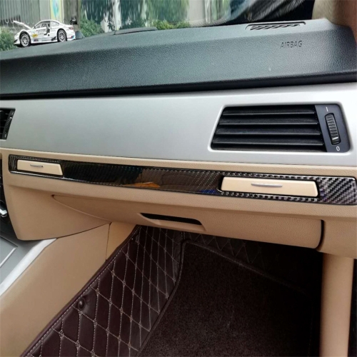 

Carbon Fiber Car Left Driving Middle Control Decorative Sticker for BMW E90 / E92 / E93 2005-2012
