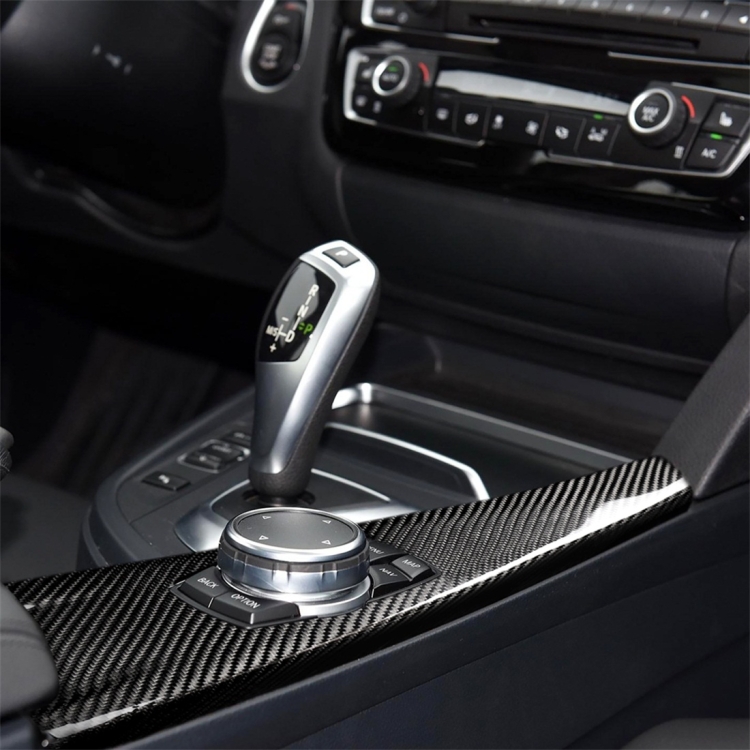 

Mould Pressing Edition Carbon Fiber Car Multi-Media Panel Decorative Sticker for BMW F30 2013-2018 / F34 2014-2018 / F33 F36 2014-2018, Sutible for Left Driving