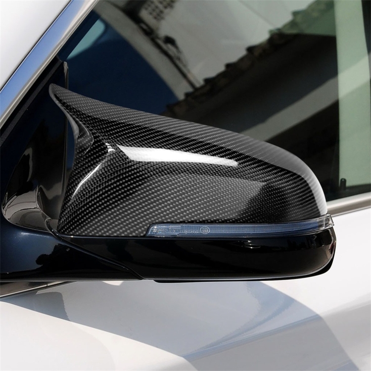 

Carbon Fiber Car Horn Rear View Mirror Replacement for BMW F30 2014-2017