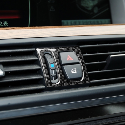 

5 PCS Carbon Fiber Car Air Outlet Decorative Sticker for BMW 5 Series F10 2011-2017