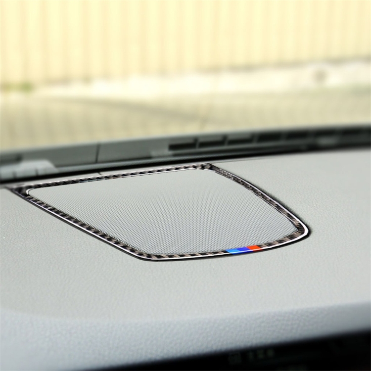 

Three Color Carbon Fiber Car Instrument Big Horn Frame Decorative Sticker for BMW 5 Series F10 2011-2017