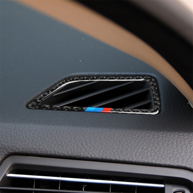 

Three Color Carbon Fiber Car Instrument Air Outlet Decorative Sticker for BMW 5 Series F07 5GT 535i 2010-2016