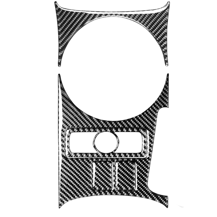 

5 in 1 Car Carbon Fiber Gear Position Console Decorative Sticker for Mazda RX8 2004-2008, Left and Right Drive Universal