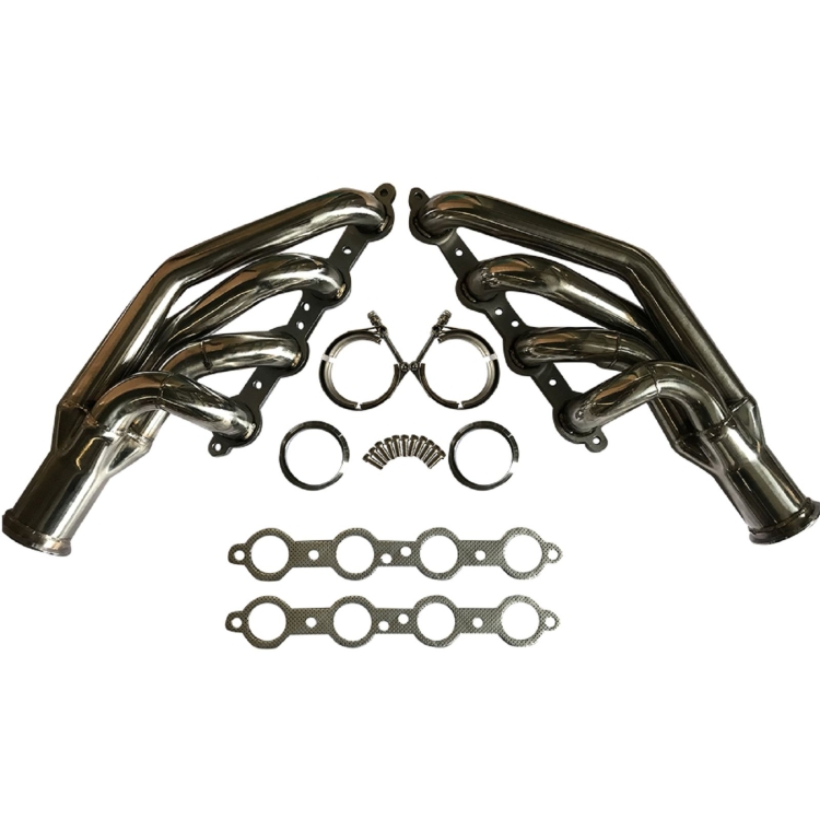 

[US Warehouse] Turbo Manifold Exhaust Header Pipe Kit for Chevrolet Small Block V8 LS1/LS2/LS3/LS6 LSX 97-14
