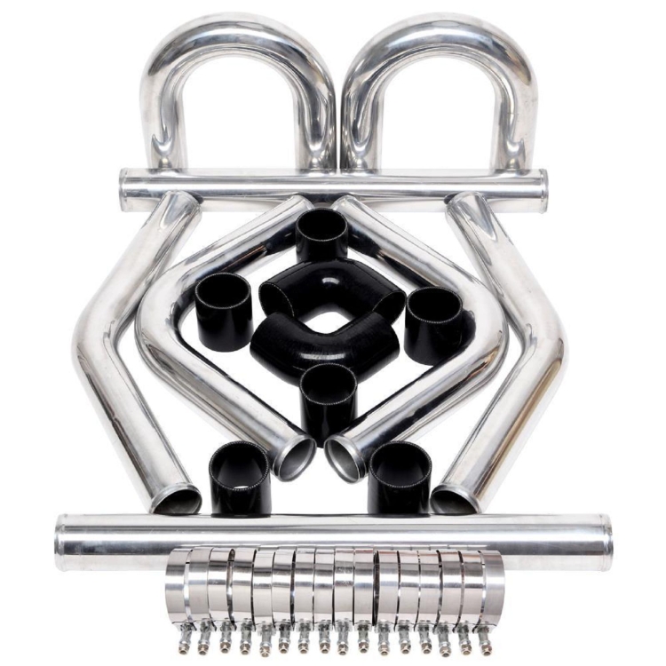 

[US Warehouse] Car 2.5 inch Universal Aluminum Intercooler Pipe Kit