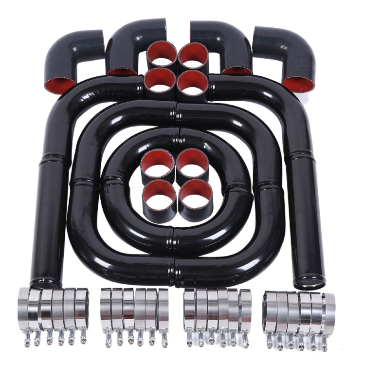 

[US Warehouse] 12 PCS Car 2.5 inch Universal Aluminum Tube Kit
