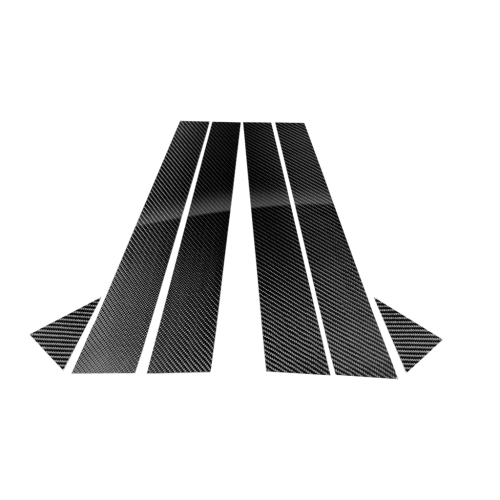 

Car Carbon Fiber B Pillar Decorative Sticker for Audi A6 2012-2018, Left and Right Drive Universal
