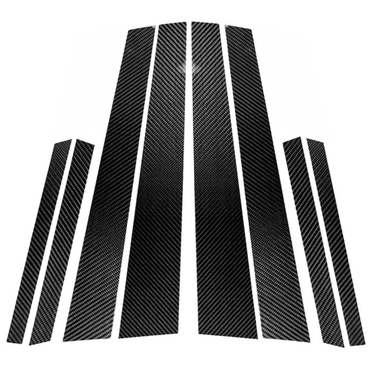 

Car Carbon Fiber B Pillar Decorative Sticker for BMW X6 F16 2014-2018, Left and Right Drive Universal