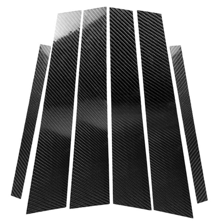 

Car Carbon Fiber B Pillar Decorative Sticker for BMW X1 E84 2011-2015, Left and Right Drive Universal