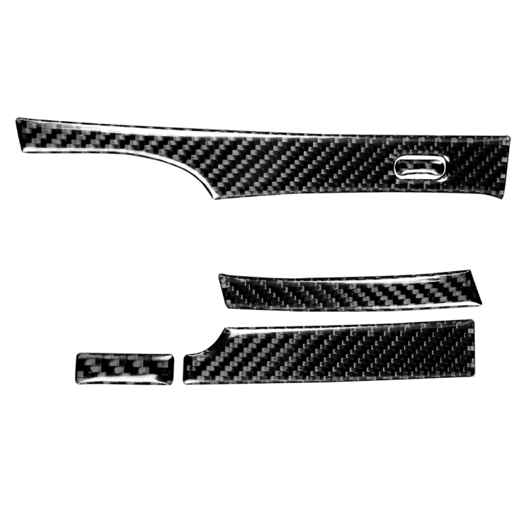 

5 in 1 Car Carbon Fiber Automatic Gear Decorative Sticker for Honda Civic 8th Generation 2006-2011, Left Drive